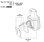 Bosch 2 607 335 022 ---- Battery Pack Spare Parts